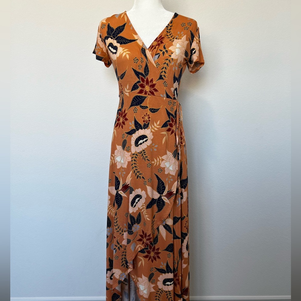 Wrap Around Maxi Dress